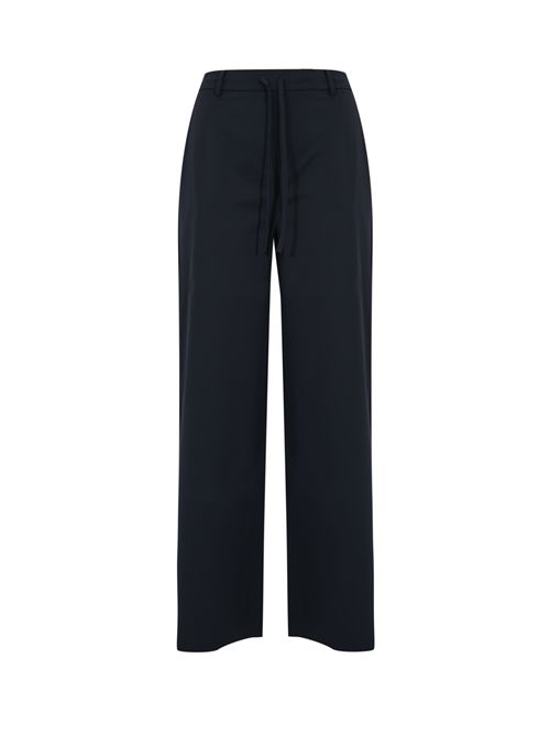 Pantalone jogger MMLAGORAIO in tessuto stretch Blu MM Max Mara | 2616781067600005
